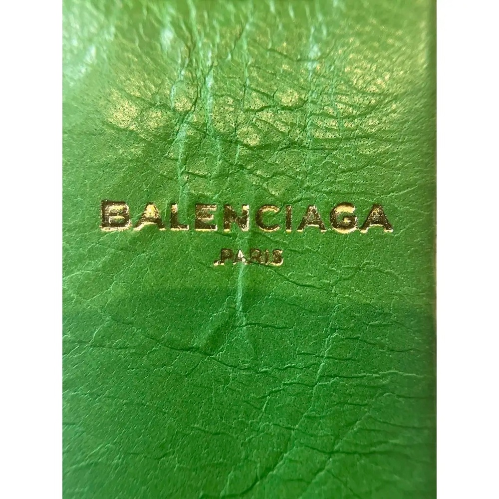 Balenciaga Green and Red Striped Bazaar Crossbody Bag - Picture 3 of 5